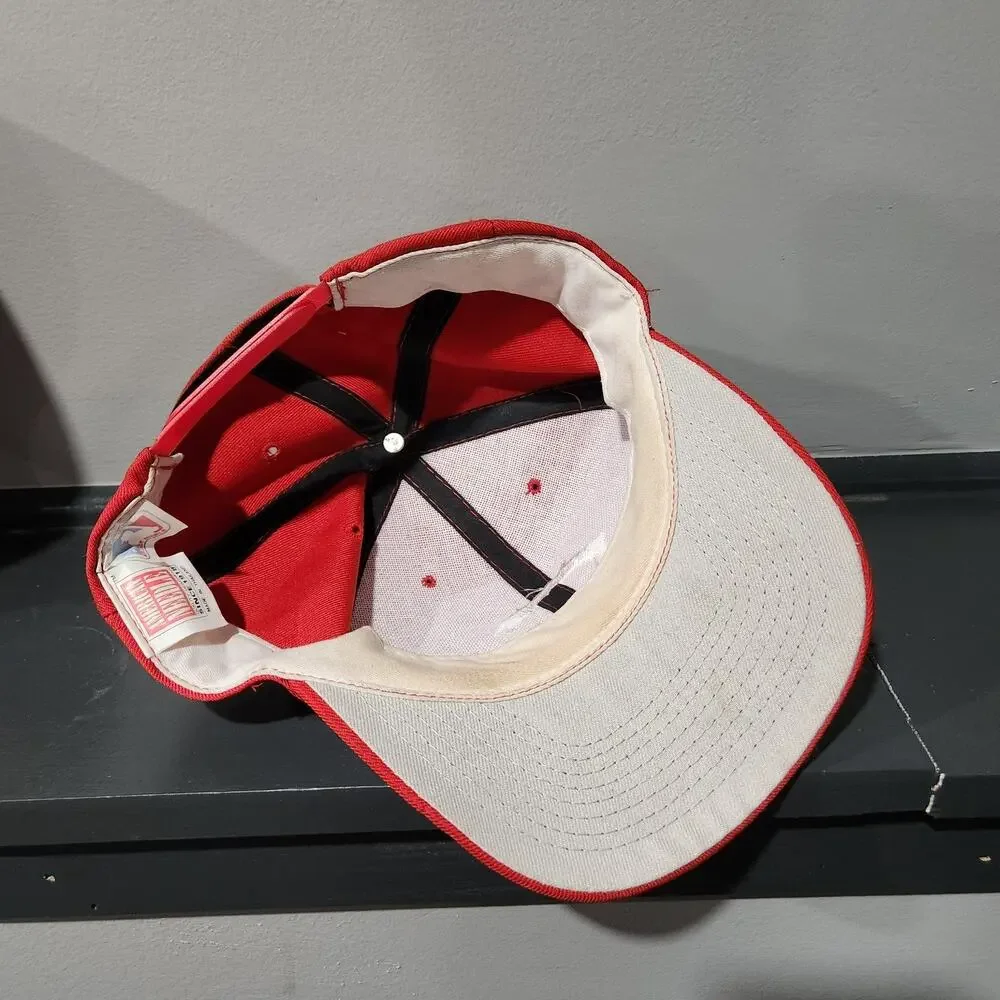 VTG 90s Cincinnati Reds American Needle MLB Baseball Snapback Hat Cap OSFA‎